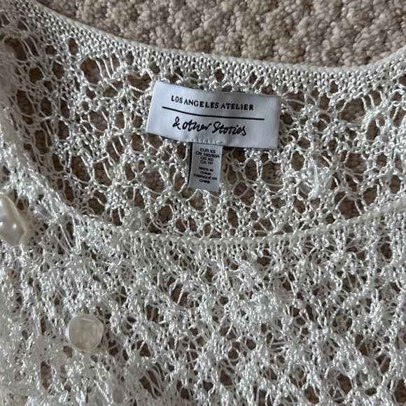 & other stories beaded crochet midi dress - Picture 4 of 4